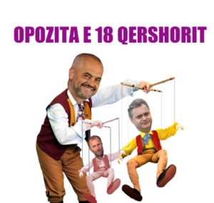 Fotohumor / Klonohet opozita shqiptare