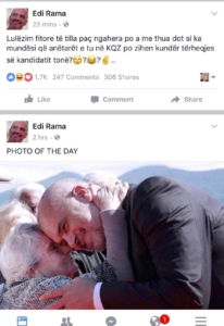 Rama i përgjigjet Bashës në FB, Fitore të tilla  Paç LuL!
