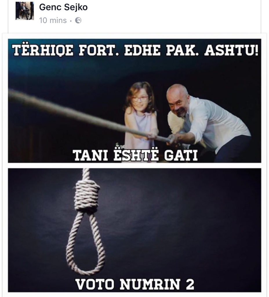 Shqiptarë, të dielën, duhet ta ndalni Edi Ramën