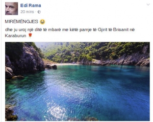 Si na katandise o Edi Rama , na ktheve vizat…..