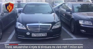 Sekuestrohen makinat e blinduara të Emiljano Shullazit në Tiranë