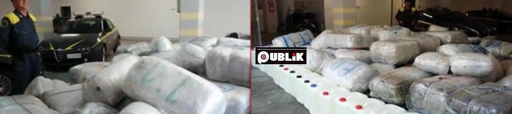 Foto / Sekuestrohen 2.3 ton drogë që ishte nisur nga Shqipëria, 2 në pranga