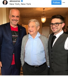 Edi Rama takim sekret me Xhorxh Sorros