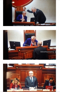 FOTOT/ Rama nervoz nuk duket i qetë.