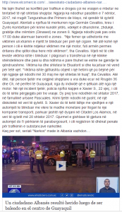 Artan Hoxha zbulon detaje të reja për atentatin ndaj shqiptarit në Ekuador