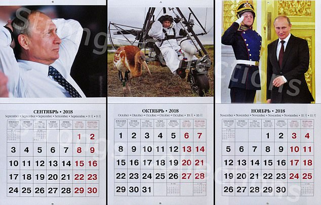 Putin në kalendar