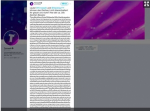 Hackeruan edhe Twitterin. Botohet një postim me 35 mijë gërma