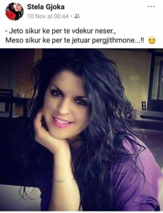 Vajza që humbi jetën në aksident:”Jeto sikur ke per te vdekur nesër…”