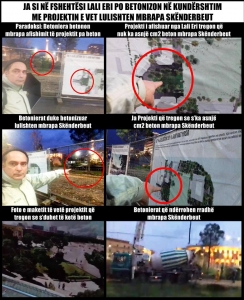 Video / Av Altin Goxhaj denoncon betonizimin e lulishtes  mbrapa Skënderbeut!
