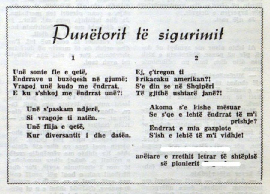 Ja si operativi i ish-sigurimit sfidonte SHBA…
