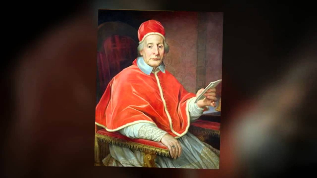 Më 23 nëntor 1700 Papa Klementi XI u ul në fronin e shën Pjetrit