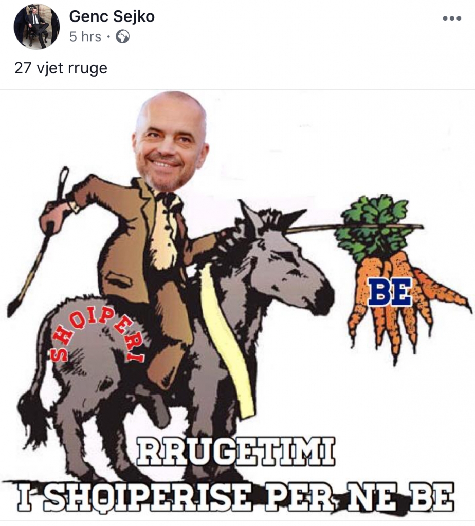 Karikatura/ Genc Sejko