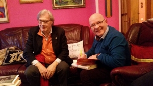 Vittorio Sgarbi vizitë  në Shqipëri dhe në shtëpinë e Përparim Kabos