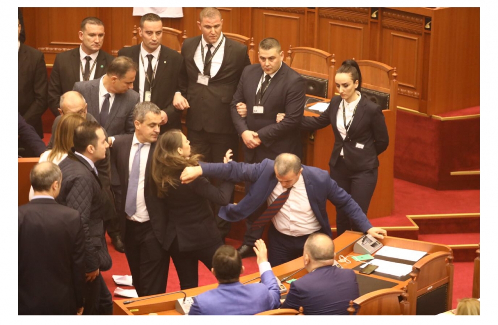 FOTO/Deputeti i PS, Çela, shtyn deputeten e LSI