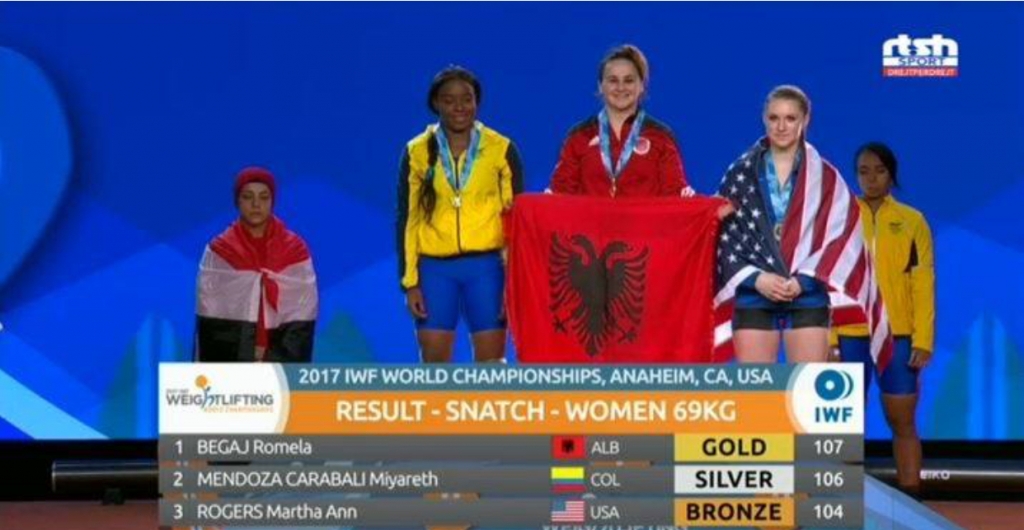 Romela Begaj nderon Shqipërinë, fiton medalje ari, por në fund ….