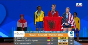 Romela Begaj nderon Shqipërinë, fiton medalje ari, por në fund ….
