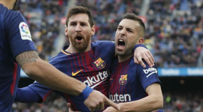 Messi dhe Jordi Alba çoroditin lojtarin kundërshtar, Barcelona mund thellë Deportivon