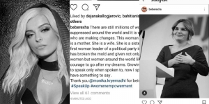 Ylli botëror frymëzohet nga Monika Kryemadhi: Je shembull për të gjithë gratë në botë