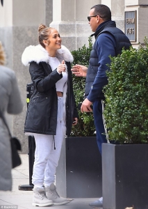 Jennifer Lopez dhe Alex Rodriguez, të lumtur në New York
