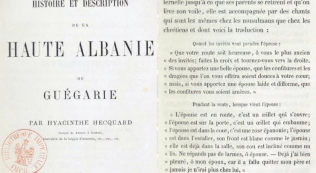 Këngë të viteve 1800 për nuset e Shqipërisë veriore