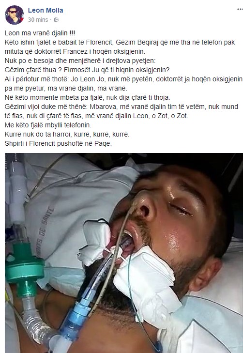 “Ma vranë djalin tim të vetëm, o zot…”, fjalët e babait të Florenc Beqiraj