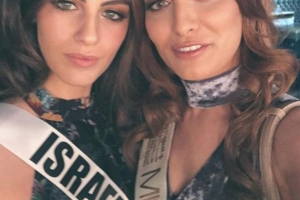 Miss Iraku kërcënohet me vdekje se pozoi një foto me miss Izraelin
