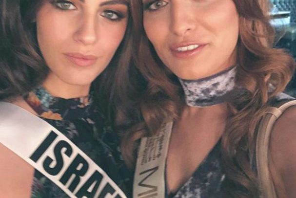 Miss Iraku kërcënohet me vdekje se pozoi një foto me miss Izraelin
