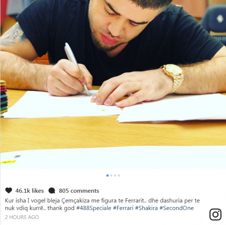 Noizy blen një tjetër super makinë, çmendet pas asaj! Shikojeni…!