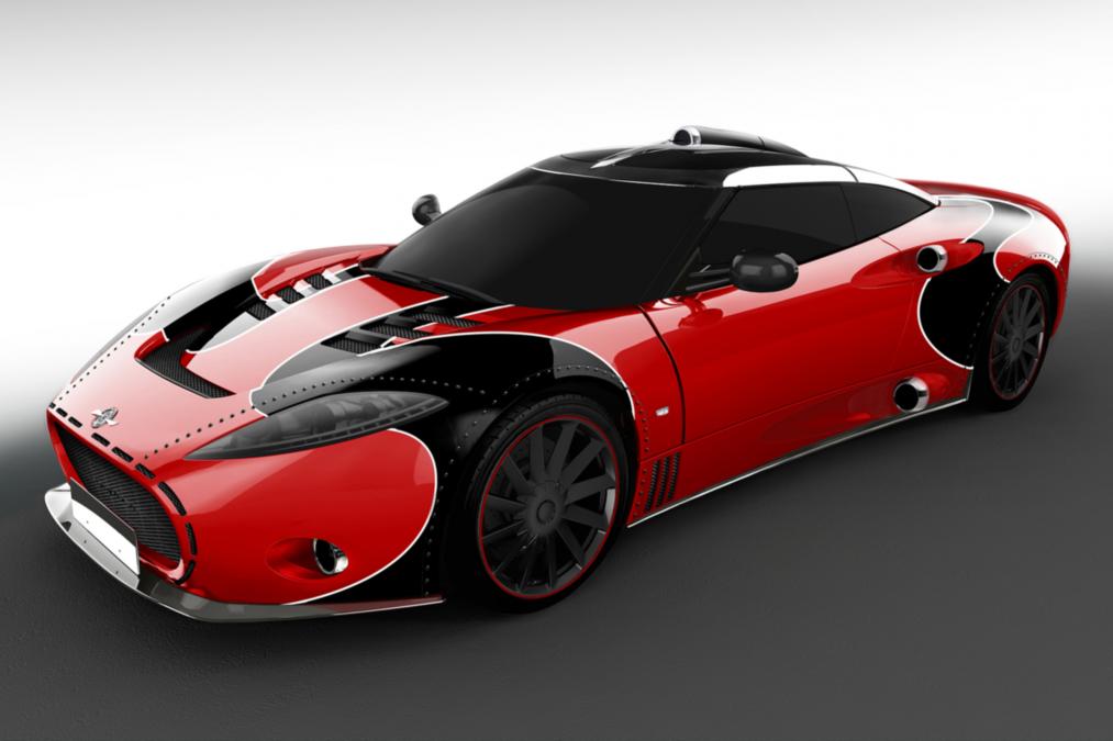 Spyker C8 Aileron jep lamtumirën me 3 supermakina