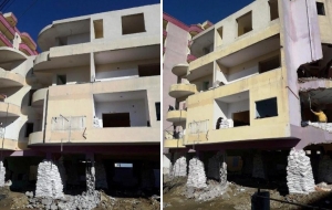 VIDEO/ Shpërthim i fuqishëm me eksploziv në Fier, hidhet në erë godina 4-katëshe