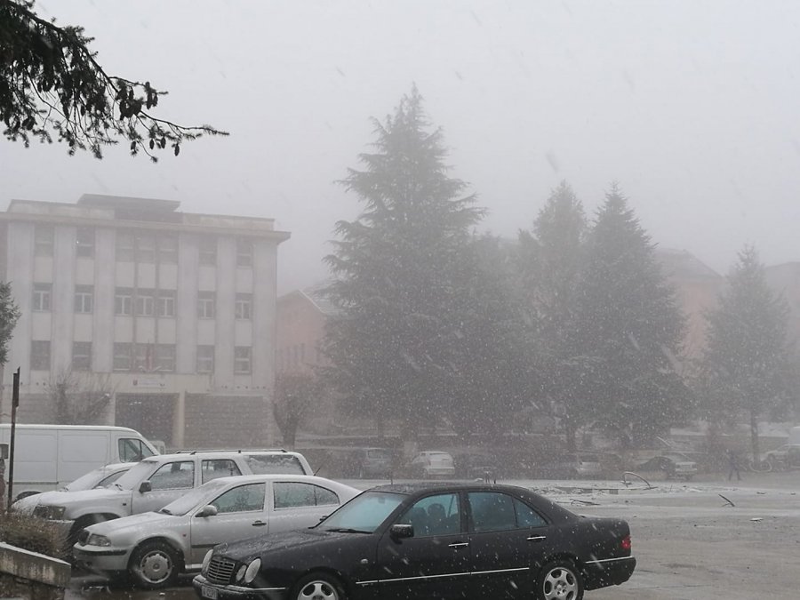 Borë e dendur në Pukë