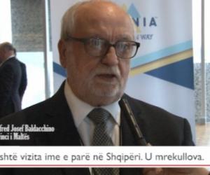 Princi i Maltës, imrekulluar nga vizita në Shqipëri