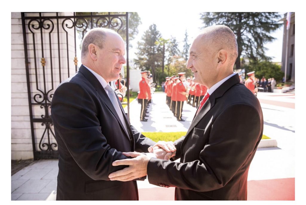 Pritja që  Presidenti Meta i  rezervoi  Princit të Monakos  në Tiranë