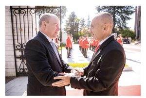 Pritja që  Presidenti Meta i  rezervoi  Princit të Monakos  në Tiranë