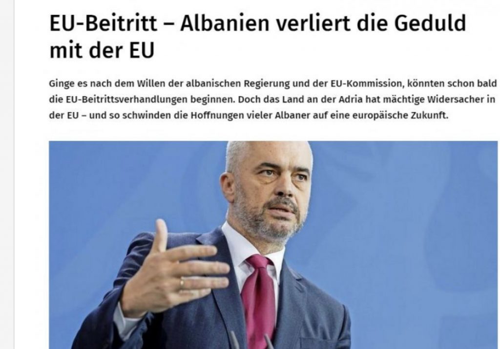 Gazeta gjermane: Në Shqipëri pakënaqësia është e lartë dhe ka dyshime për kursin e reformave të Ramës