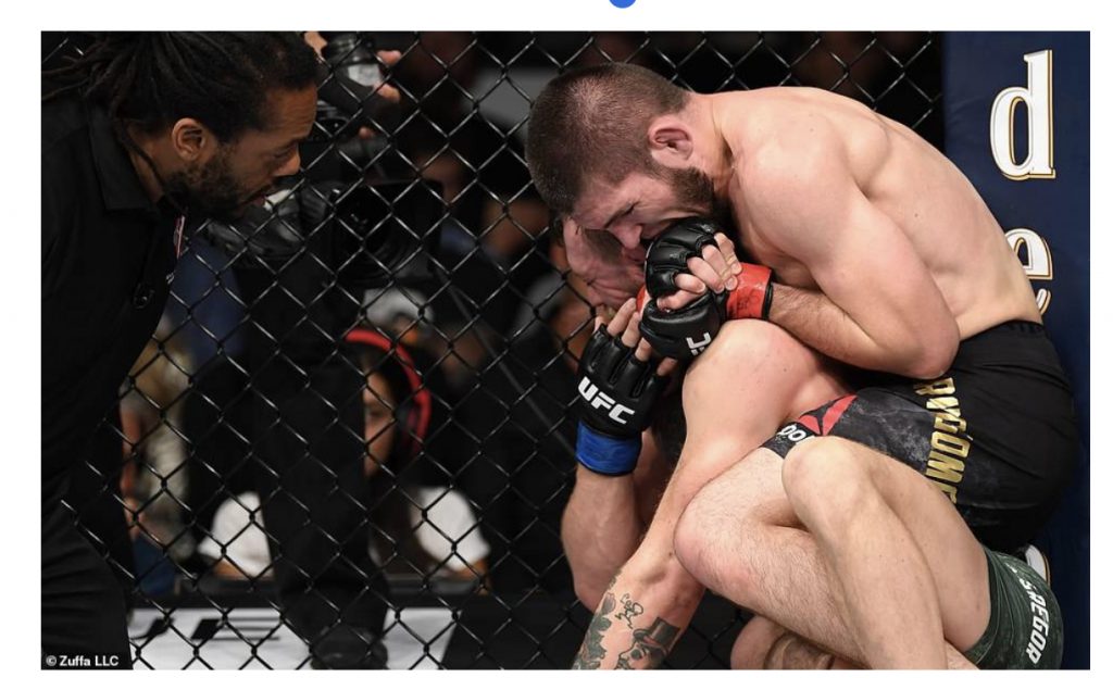 Nurmagomedov-MekGregor, publikohet video e plotë e sherrit masiv pas ndeshjes
