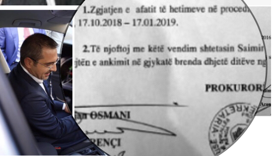 Shtyhen hetimet për dosjen “Tahiri”  edhe për tre muaj