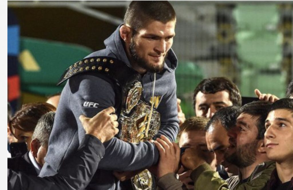 Khabib , pritje  madhështire në vendlindje