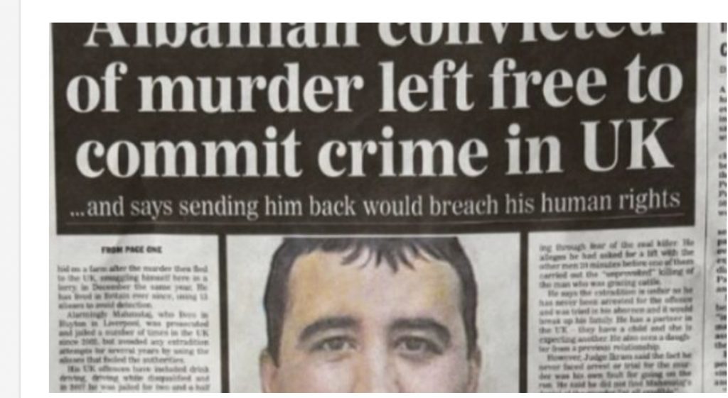 “Lëviz lirshëm në rrugët tona”, shqiptari i arratisur “çmend” mediat britanike