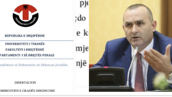 Plas gallata në rrjet me doktoraturën e Ulsi Manjës…