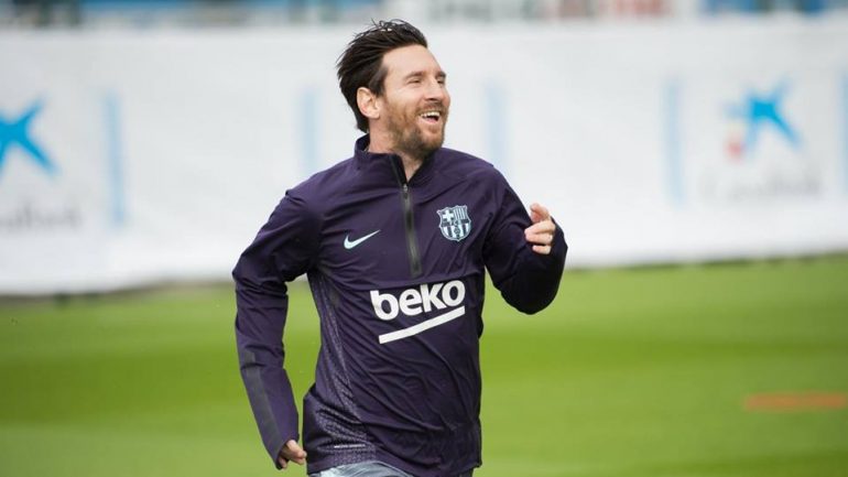 Barcelona në festë, Lionel Messi zbret në fushë