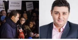 Basha e la protestën e banorëve të  Astirit rrugëve