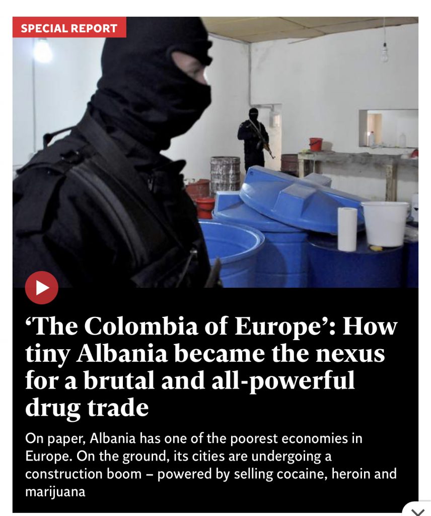 Gazeta londineze  “The Independent”: Si u kthye Shqipëria në Kolumbinë e Europës
