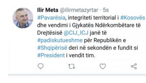 FOTO/ Presidenti Meta ne “Twitter “i përgjigjet Ramës: 2 vendime janë të padiskutueshme