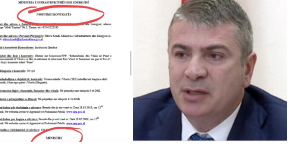 FOTOLAJM/Damian Gjiknuri edhe i shkarkuar firmos koncensionin e Termocentralit të   Vlorës 58 ml euro