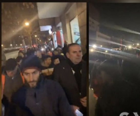 VIDEO/ Policia arreston disa protesues te Unaza e Re, protestuesit rrethojnë Komisariatin
