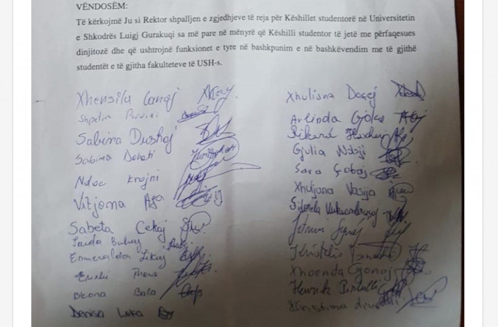 VIDEO/ Studentët e Shkodrës i bashkohen sërish protestës: Dy kërkesat tona për Rektoratin (DOKUMENT)