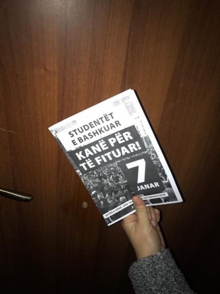 Shpërndahen derë më derë në Tiranë: Në orën 10 tek Kryeministria, me studentët…