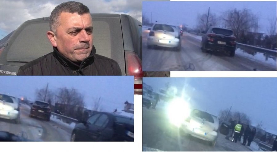 FOTO/ I dehur, prefekti i Korçës aksident dhe sherr me shoferët