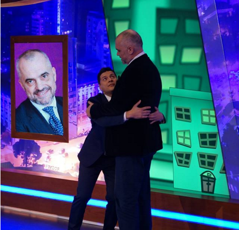 Në SHBA komediani tall Presidentin, Mamaqi klloun i Ramës